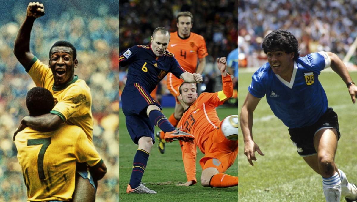 De Inglaterra 66 al gol de Iniesta: nueve camisetas míticas de los mundiales