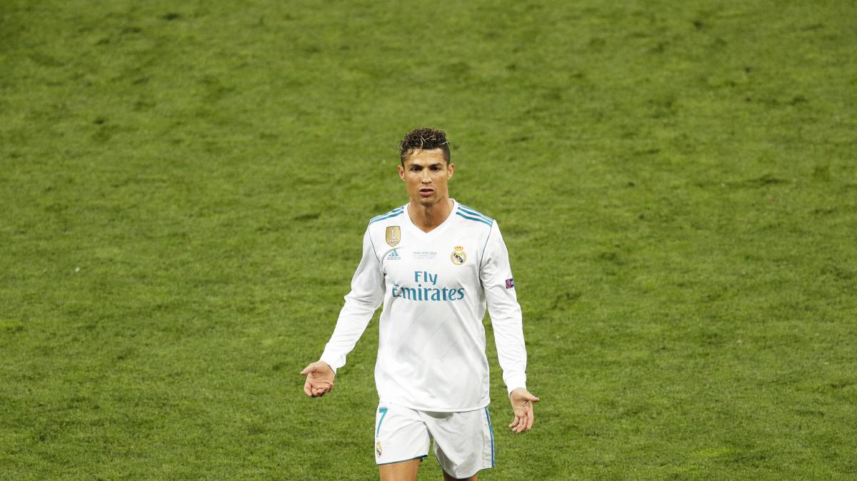 Cristiano, durante la final de la Champions ante el Liverpool.