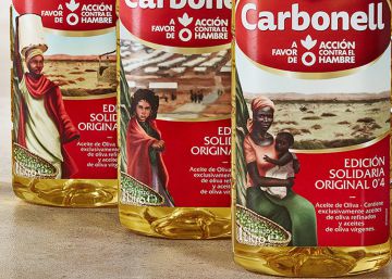 Rostros de africanas ilustran cerca de 200.000 botellas de aceite