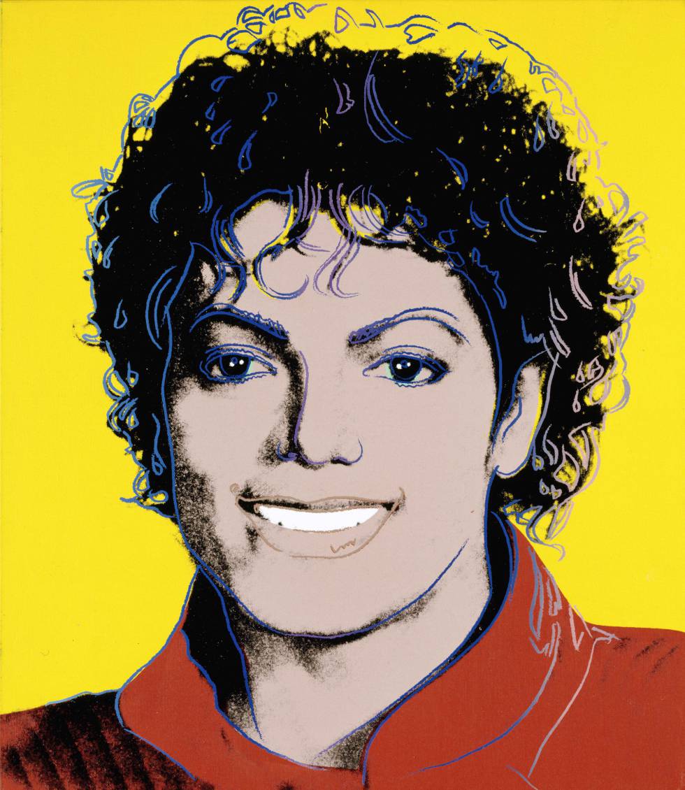 Retrato de Michael Jackson por Andy Warhol