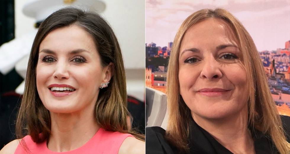 La reina Letizia y, a la derecha, su amiga Inma Aguilar.