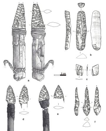 Instrumentos líticos de Ötzi.