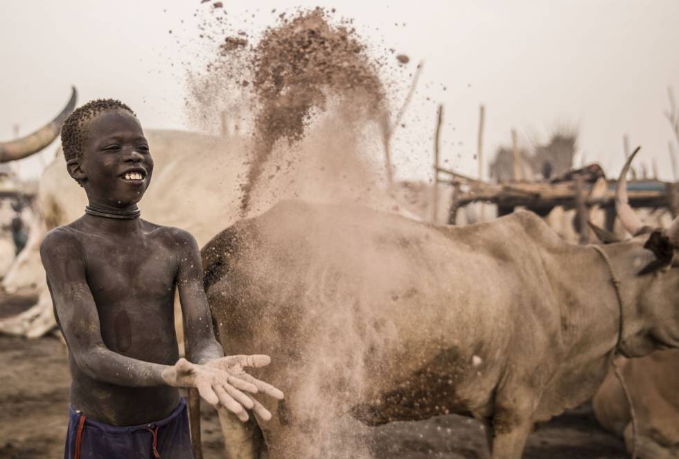 Un niño en Mingkamen (Sudán del Sur).