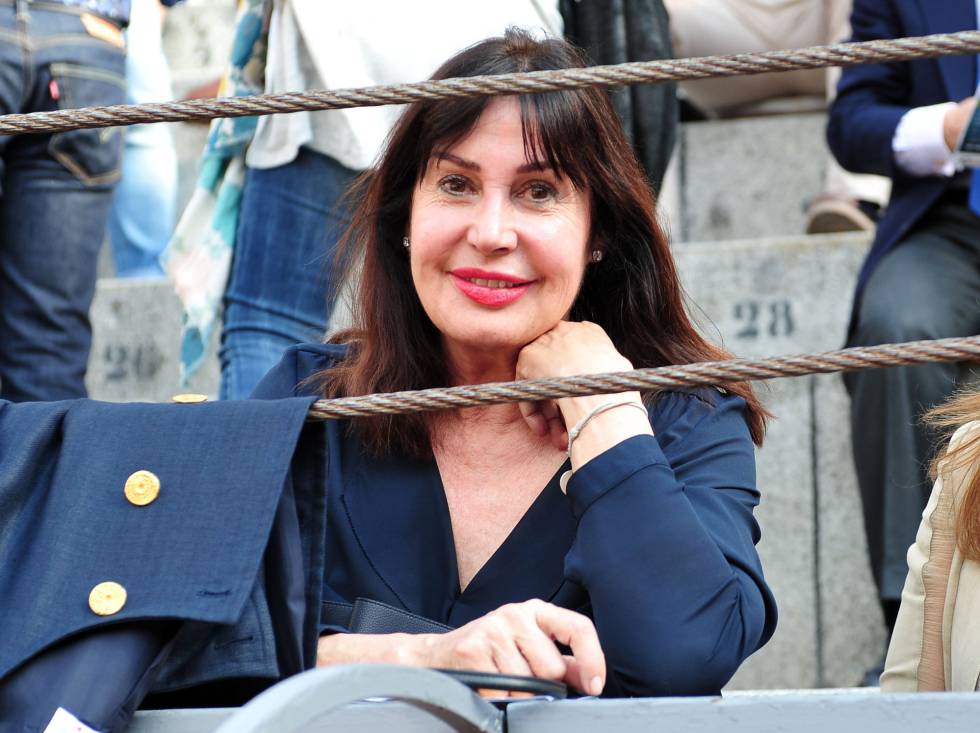 Carmen Martínez-Bordiú en la plaza de toros de Las Ventas, el 23 de mayo de 2018.