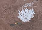 Hallado un lago de agua bajo el hielo de Marte
