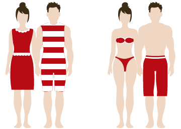 La historia del bañador en centímetros de piel