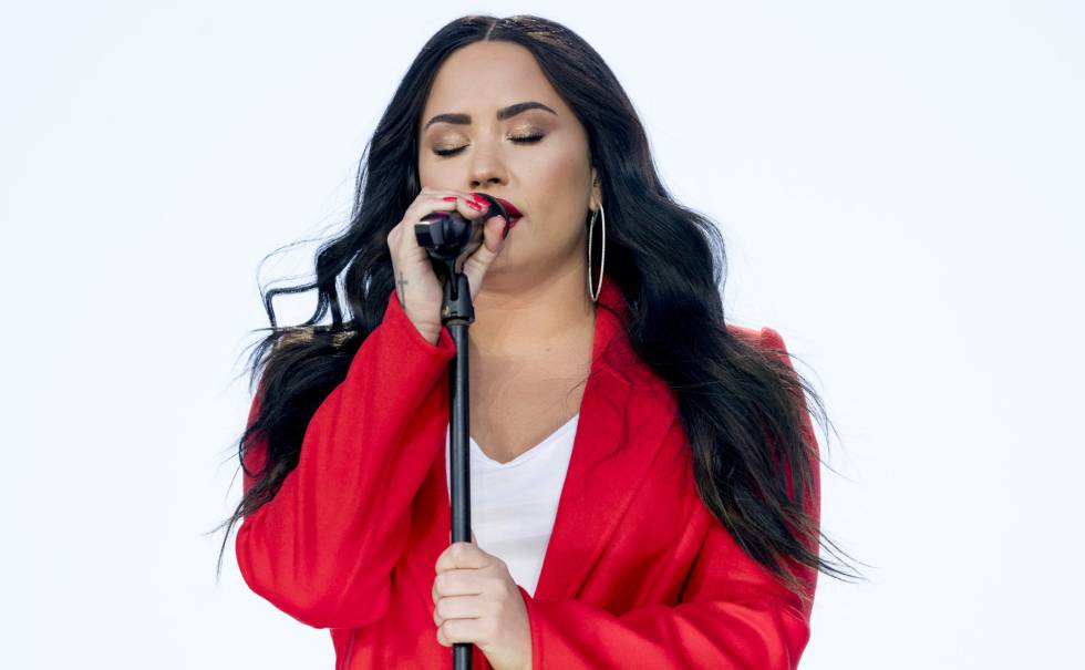 Demi Lovato en una actuaciÃ³n en Washington en marzo de 2018.