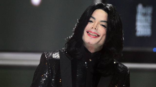 Michael Jackson en 2006, en Londres.