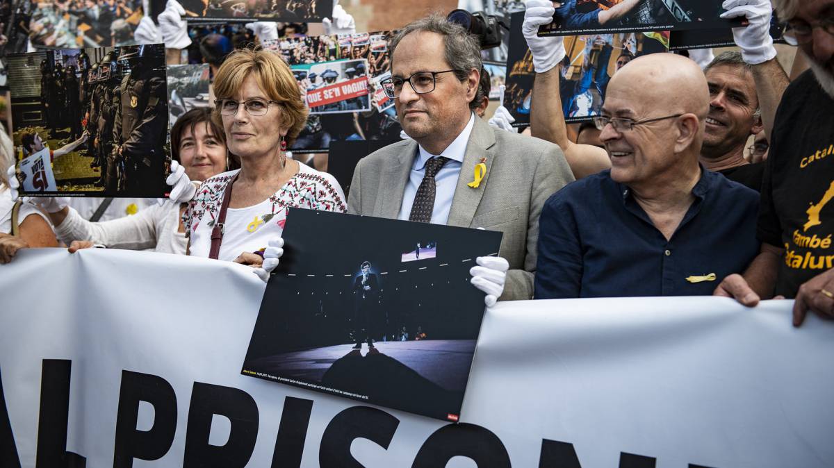 Quim Torra, en Perpignan.