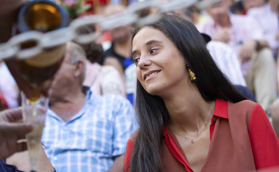 Victoria Federica de Marichalar durante la feria taurina de Almería el 23 de agosto de 2018.