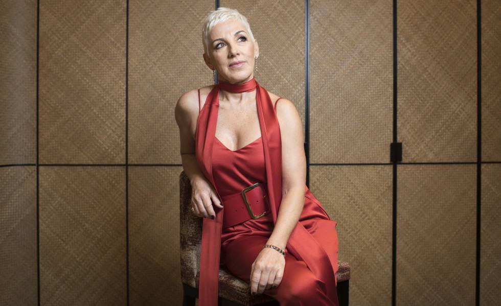 Ana Torroja, durante la entrevista.