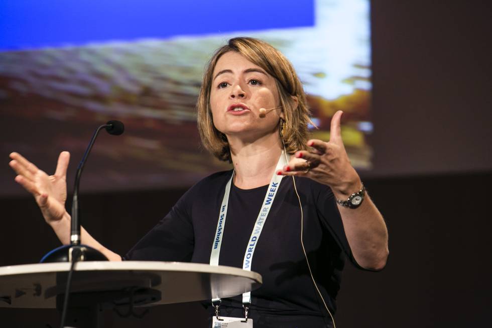 Catarina de Albuquerque, directora de Sanitation and water for all, en la Semana Mundial del Agua, celebrada a finales de agosto en Estocolmo (Suecia). 