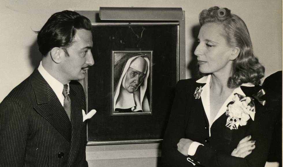 Tamara de Lempicka y Salvador Dalí, en Nueva York, 1941. 