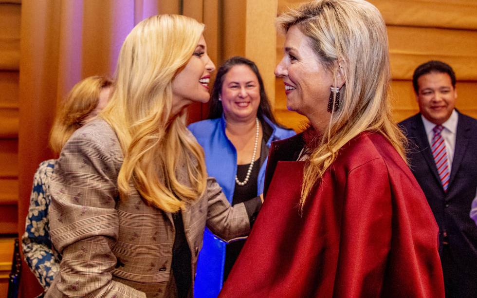 Ivanka Trump y la reina Máxima de Holanda en el encuentro Women Entrepreneurs FInance Initiative, en Nueva York, el pasado martes.