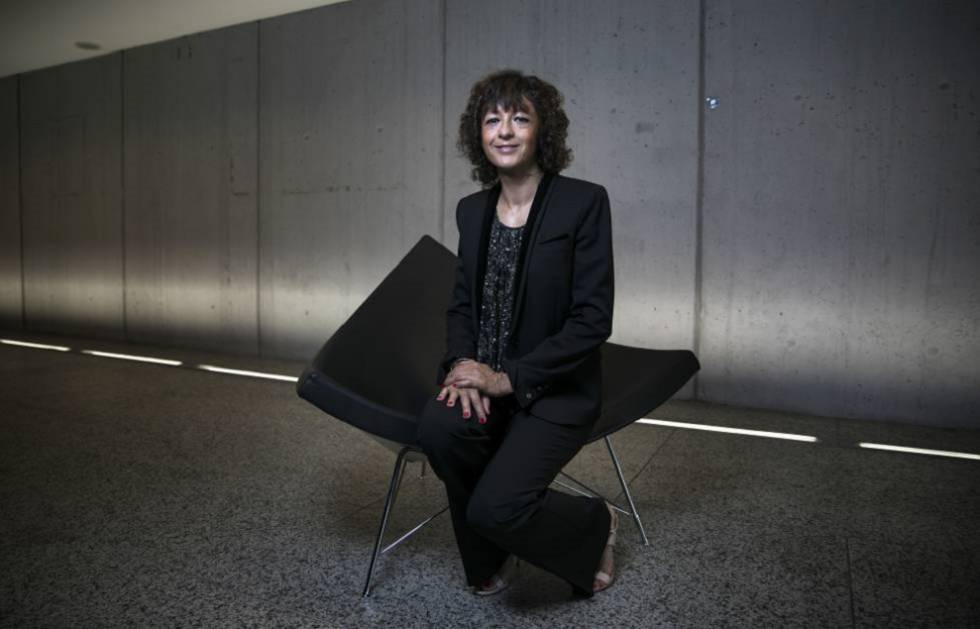 Emmanuelle Charpentier, fotografiada en Madrid.