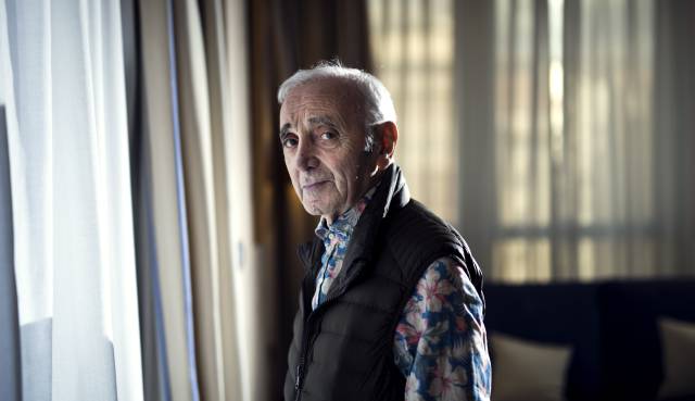 Charles Aznavour, en Madrid en 2015.
