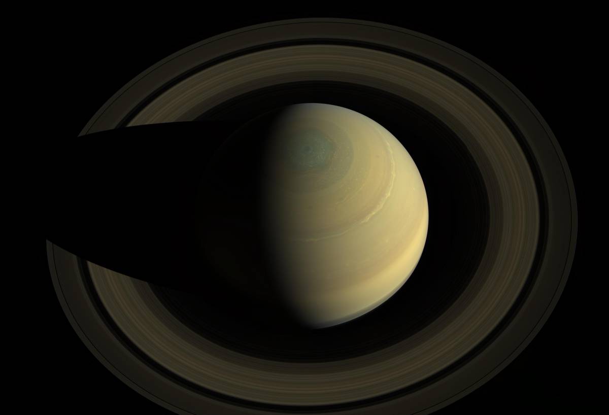 Saturno visto por 'Cassini' en 2013.