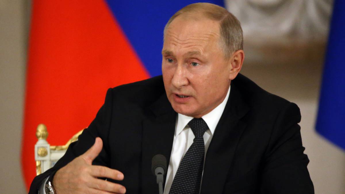 Putin, en San Petersburgo.