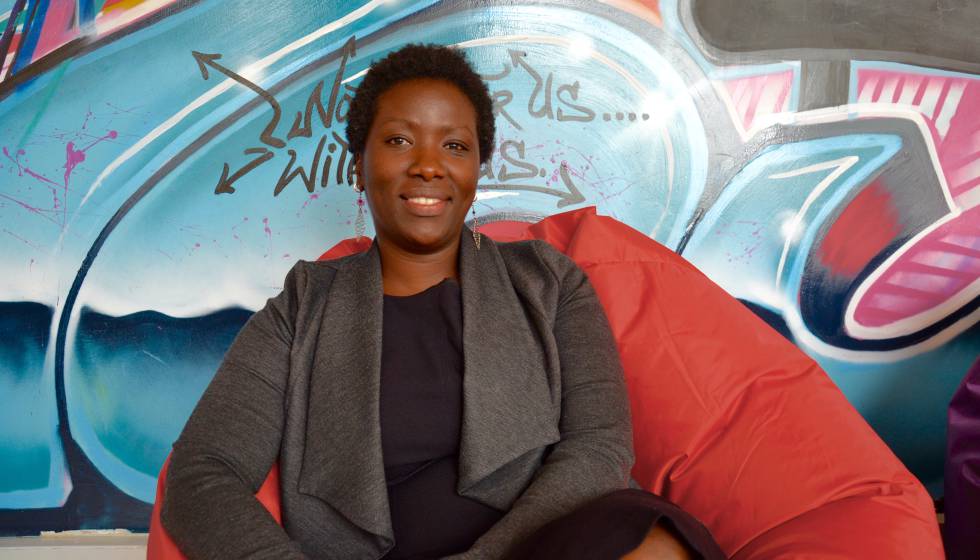 Magdalene Wanjugo, directora ejecutiva de Nairobits Trust.