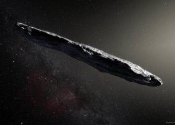 Así es Oumuamua, “el mensajero que llegó el primero”