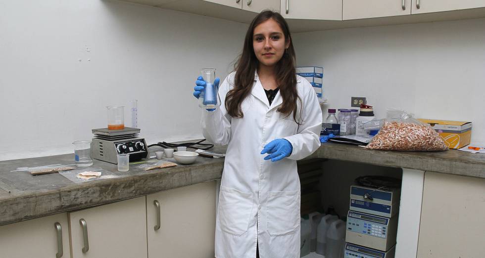 Isabel Amorín, estudiante de Química en la universidad estatal de San Carlos de Guatemala.