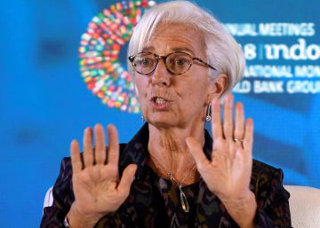 Christine Lagarde, directora gerente del FMI, el 9 de octubre en Bali (Indonesia).