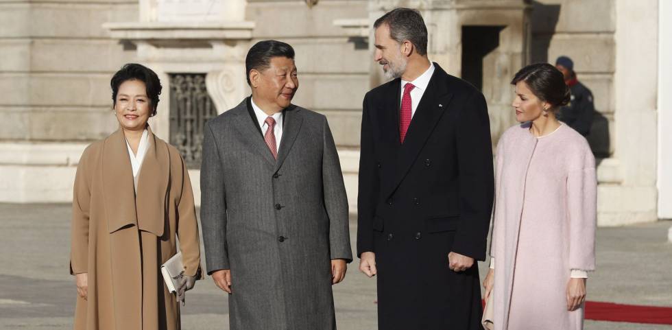 La visita del presidente chino, Xi Jinping, a EspaÃ±a, en imÃ¡genes