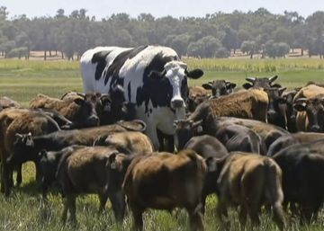 ‘Knickers’, el novillo más grande de Australia, reina en su rebaño