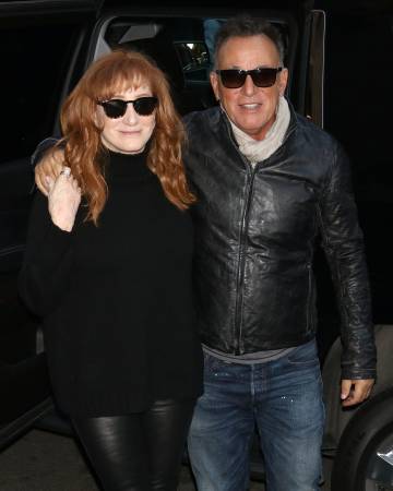 Bruce Springsteen y Patti Scialfa en octubre de 2017.