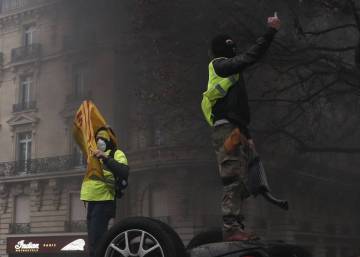 Imágenes de los disturbios en París