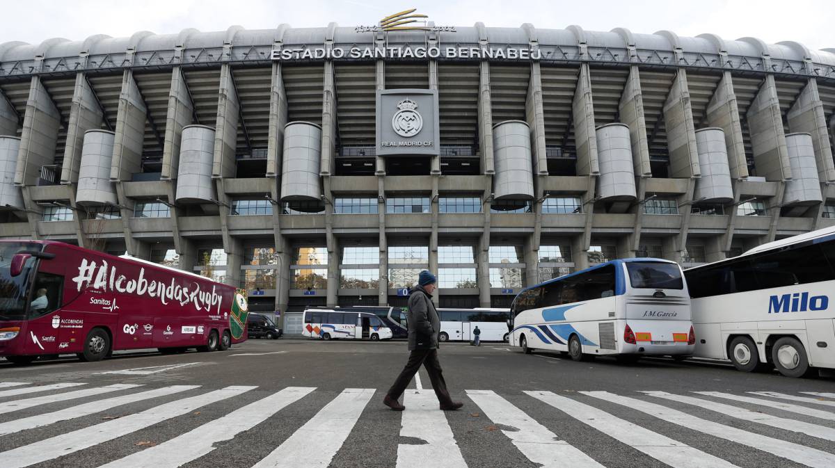 Estadio Santiago Bernabéu.