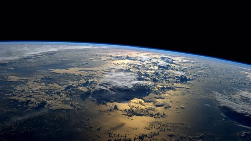 La Tierra vista desde la EstaciÃ³n Espacial Internacional.