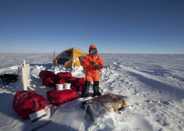 La expedición Antártida Inexplorada comprueba las señales de los satélites Galileo de la ESA