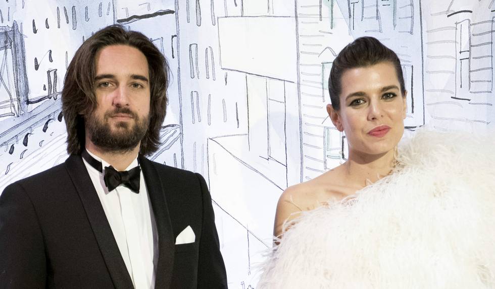 Carlota Casiraghi y Dimitri Rassam, en Mónaco en marzo.