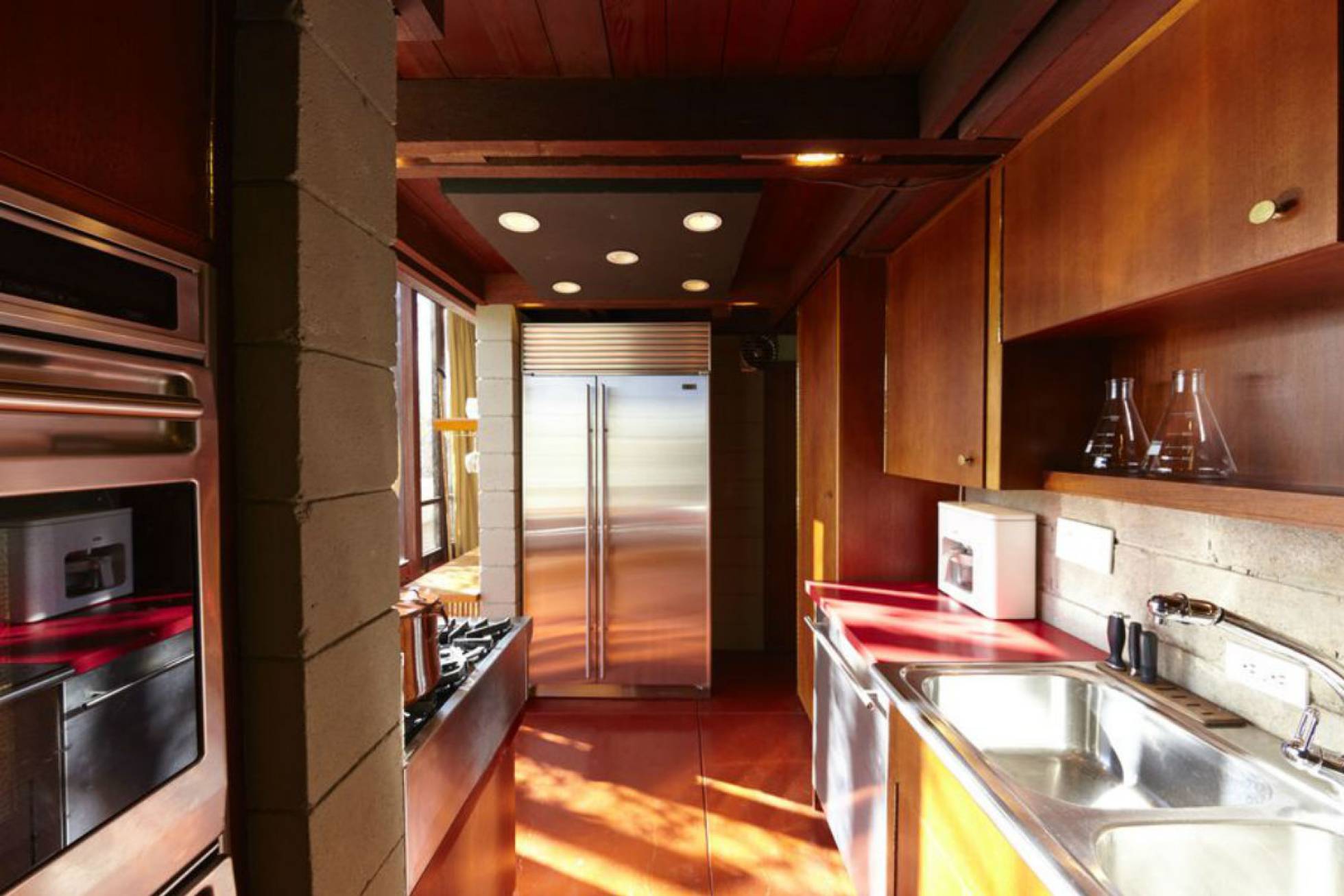 A la venta la casa Boulter, de Frank Lloyd Wright, con todos sus