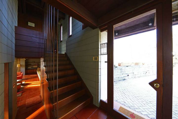 A la venta la casa Boulter, de Frank Lloyd Wright, con todos sus