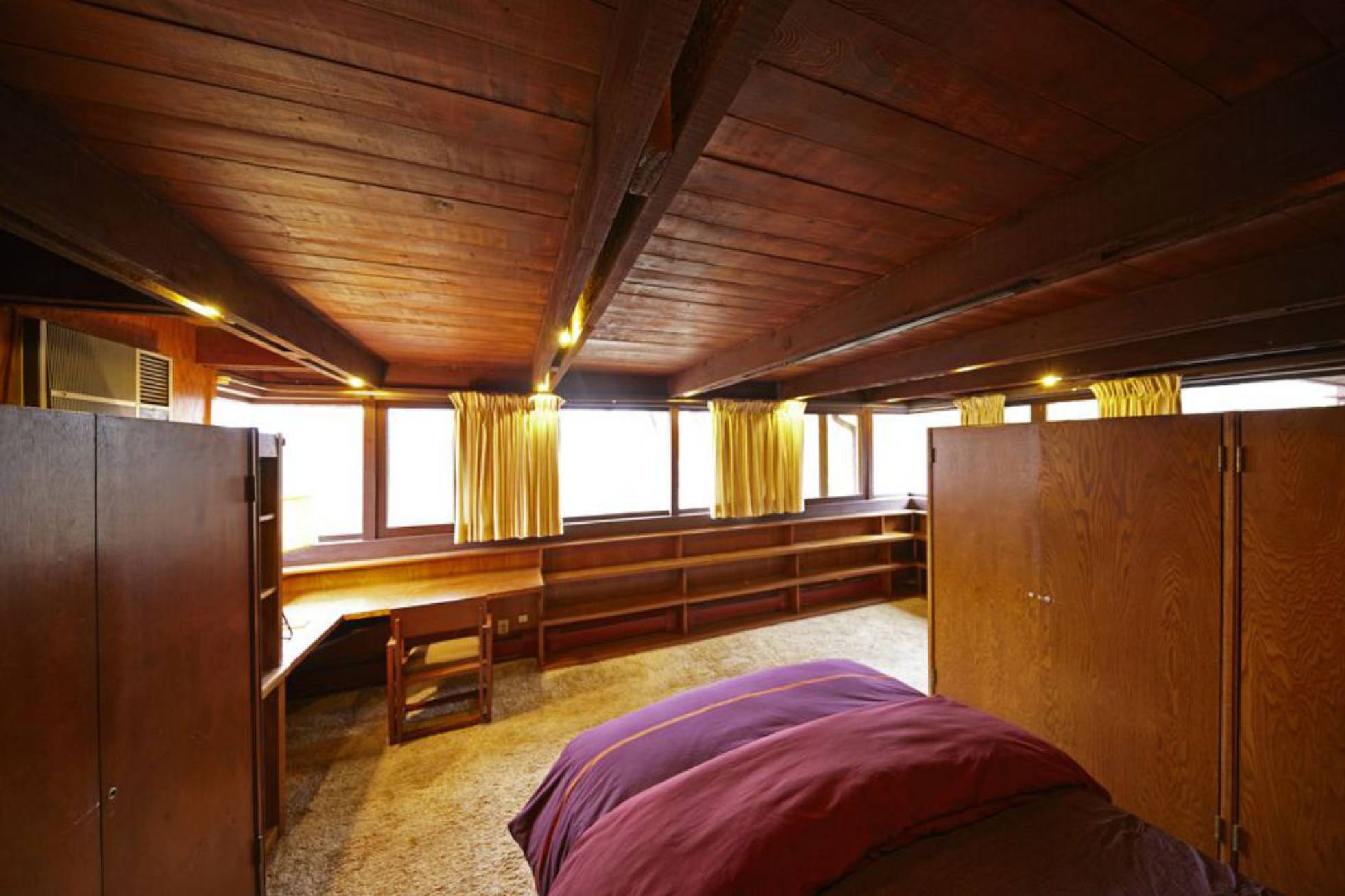 A la venta la casa Boulter, de Frank Lloyd Wright, con todos sus
