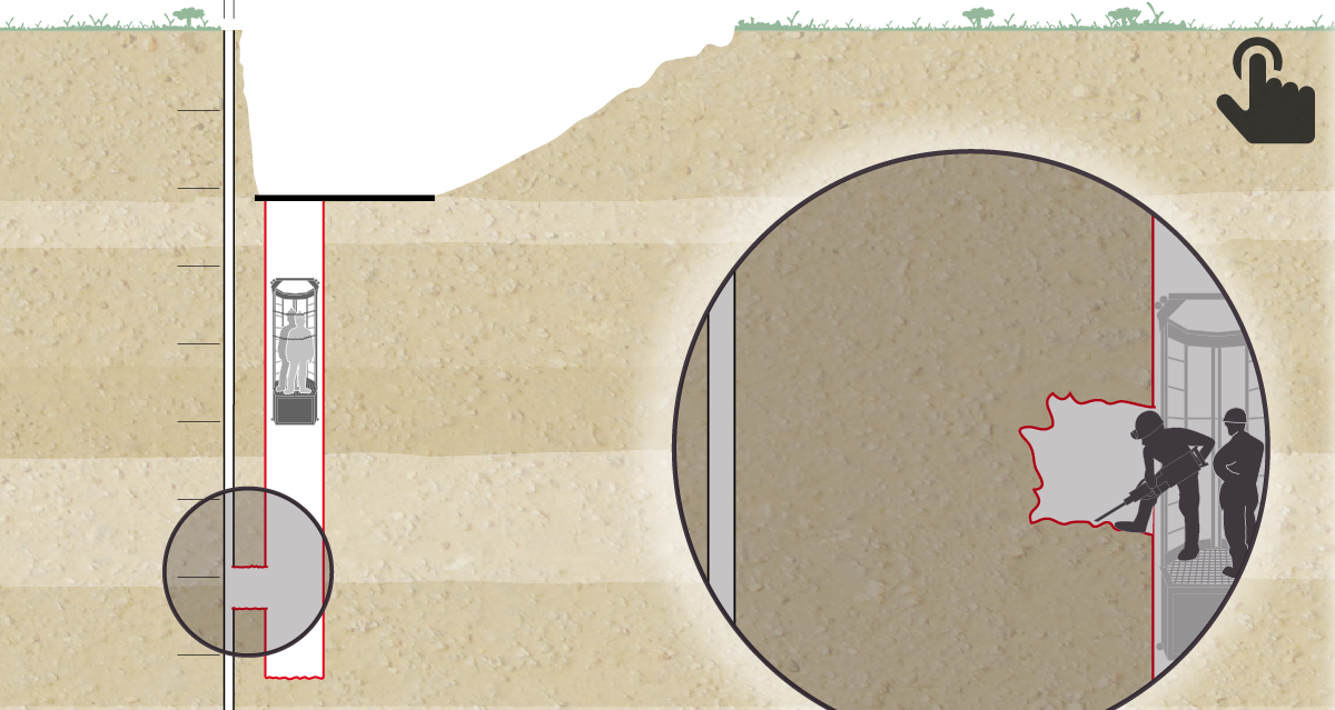 Finalizado el túnel vertical que llevará a los rescatadores hasta Julen