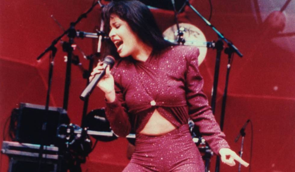 Selena Quintanilla, durante su Ãºltimo concierto, en 1995