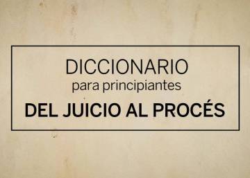 Diccionario para entender el juicio del ‘procés’