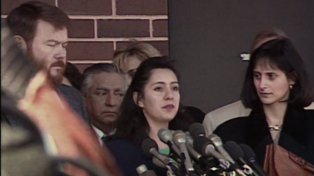 Fotograma de Lorena Bobbitt, en el documental.