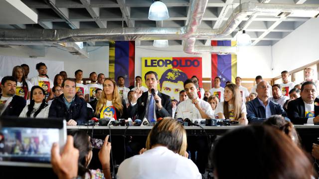 Juan Guaidó, este lunes.