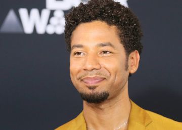 El actor Jussie Smollett en los BET Awards, en junio de 2017. 