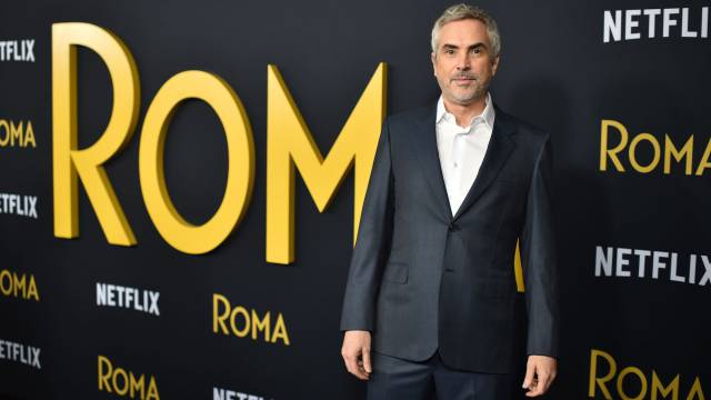 Cuarón, en la estreno de 'Roma' en Hollywood.