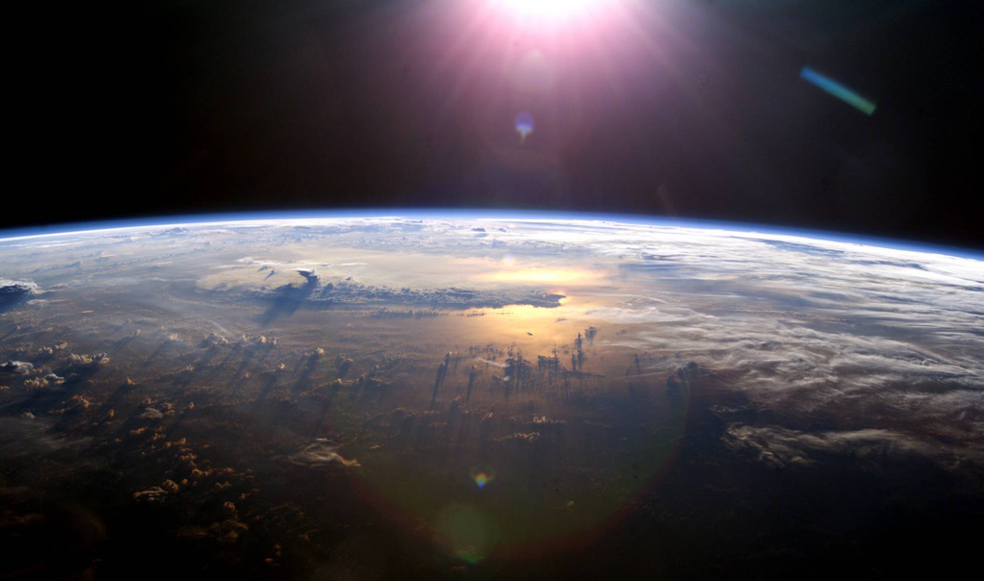 Imagen de la Tierra tomada desde la Estación Espacial Internacional (NASA)