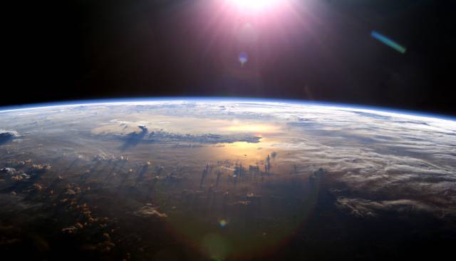 La Tierra, desde la Estación Espacial Internacional.