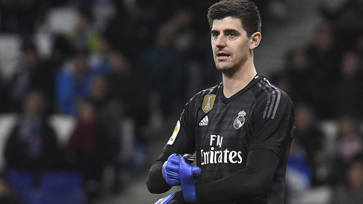 Thibaut Courtois, el pasado enero.