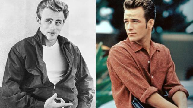 James Dean y Luke Perry.