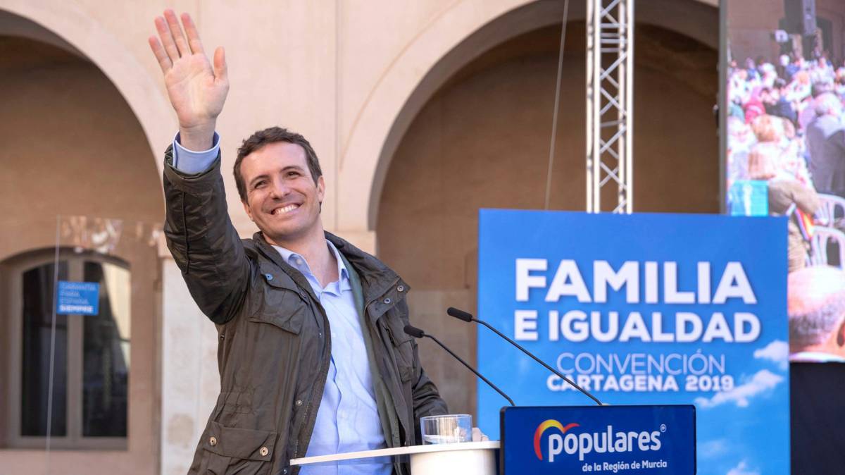 Casado, en una convención sobre la familia.