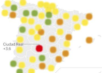 Busque su ciudad para ver cuánto ha subido la temperatura
